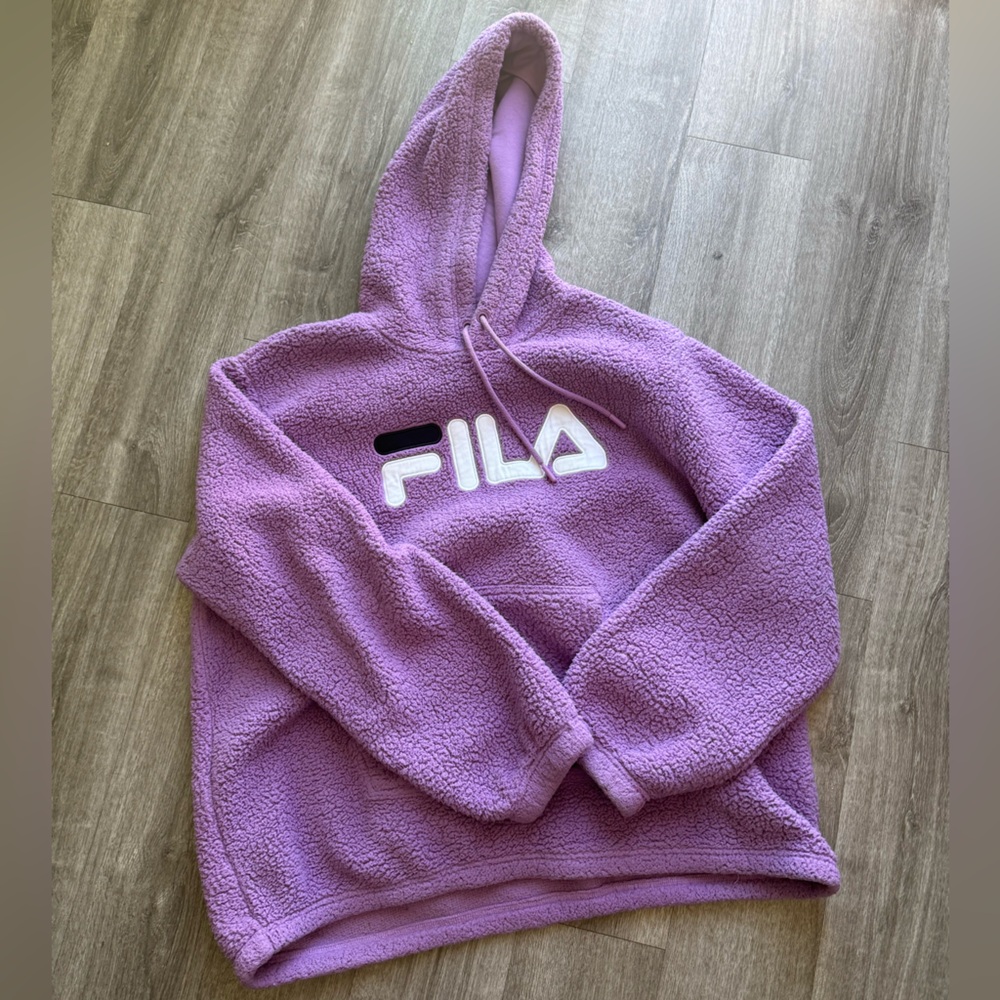Fila Lavender Sherpa Jacket
